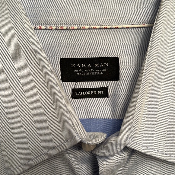 Zara Men's Shirt - Size 15 - Picture 1 of 5